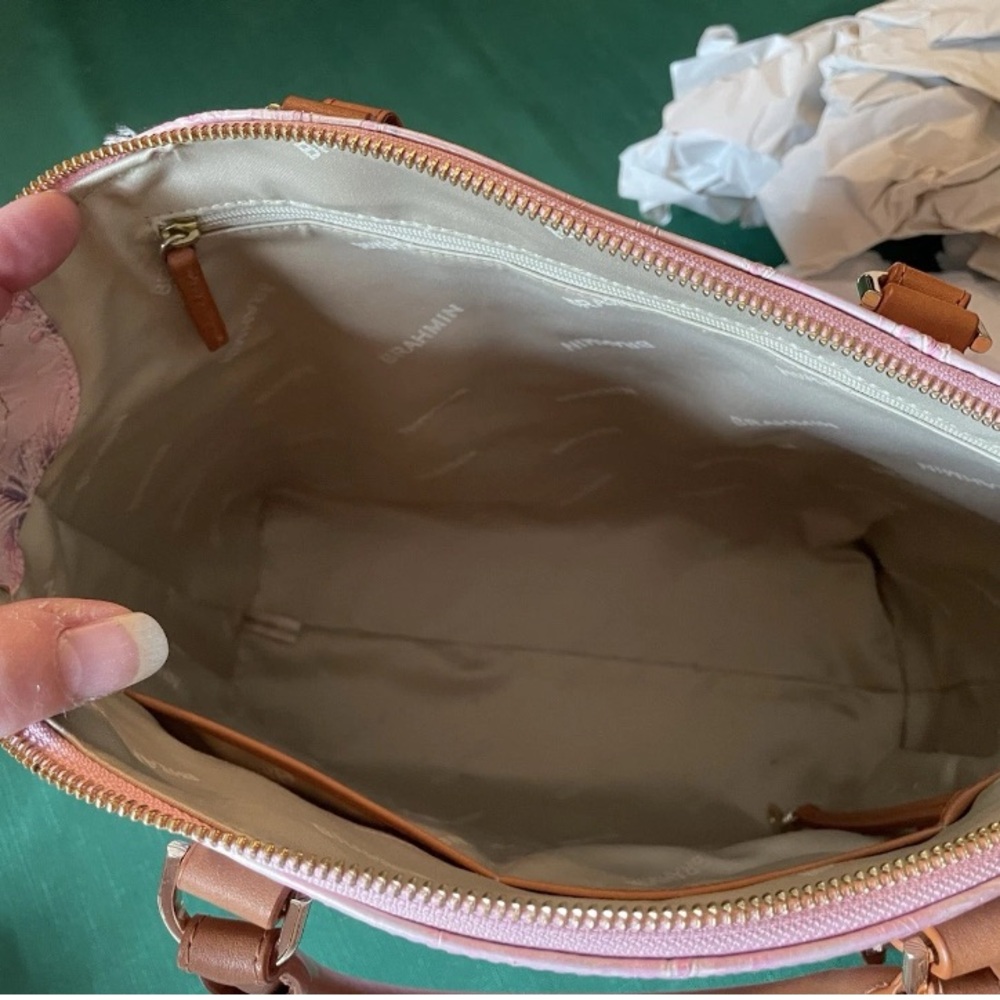 Brahmin Optimism Copa Cabana Large Duxbury Satchel with Matching Ady Wallet. EUC - Picture 10 of 12